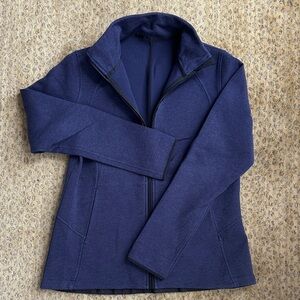 Navy Blue Full-Zip Jacket